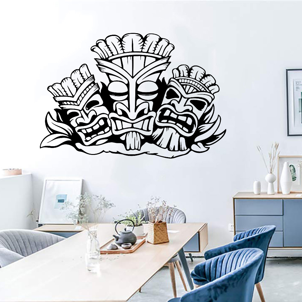 Baby Nursery Vinyl - Hawaiian Totem Wall Sticker Aloha Hawaii