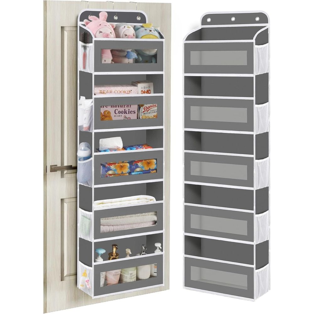 Baby Nursery Shelf - 5 Shelves Closet Door Hanging Organizer