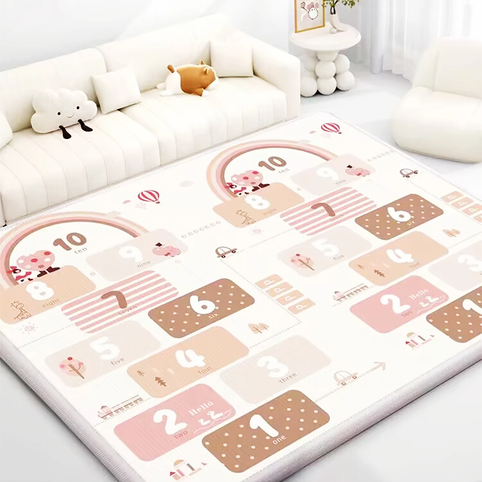 Baby Nursery Carpet - Thicken 1/0.5cm Children's Patterns Baby Play