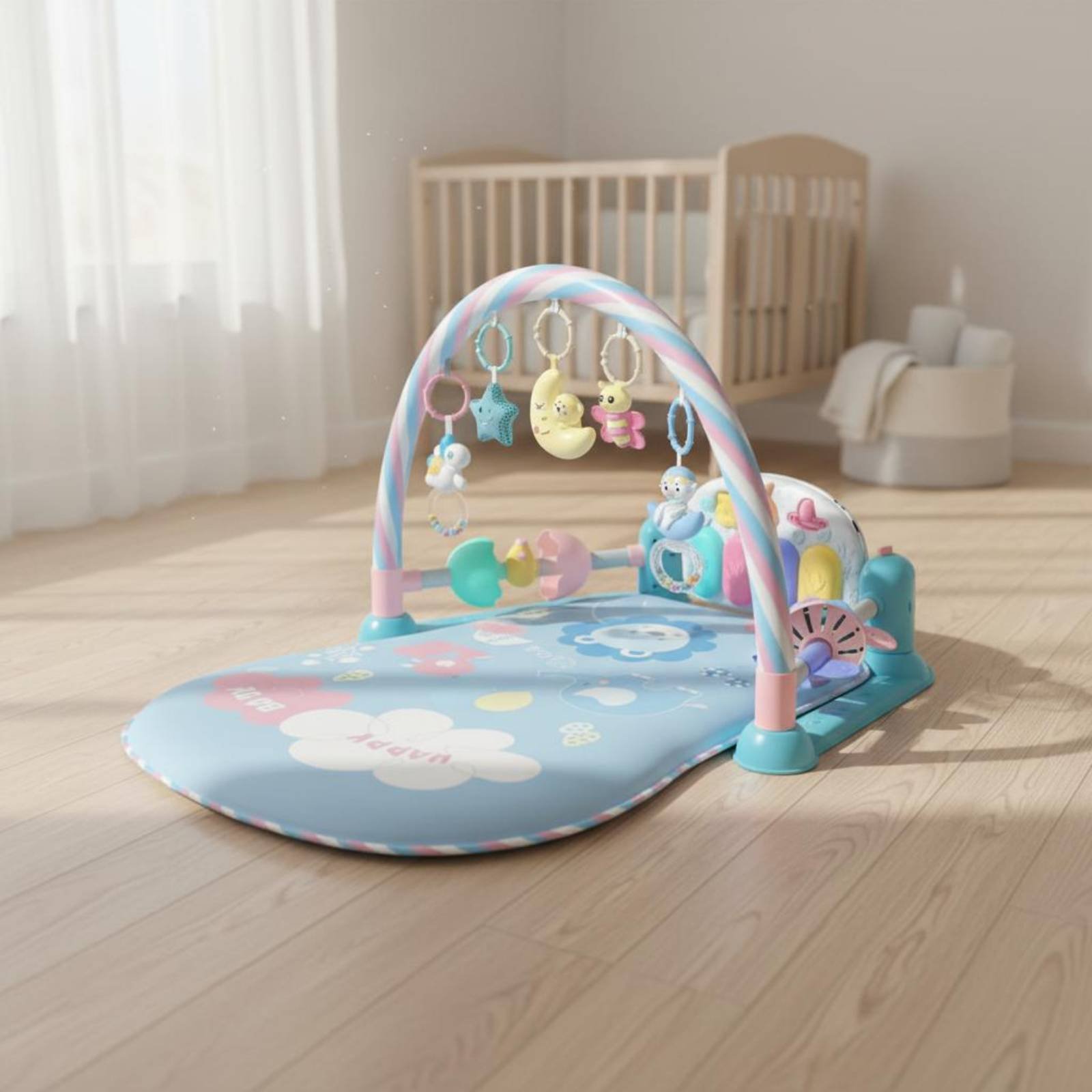 Baby Playpen with Piano Music  - Baby Nursery Unisex 评论和价格