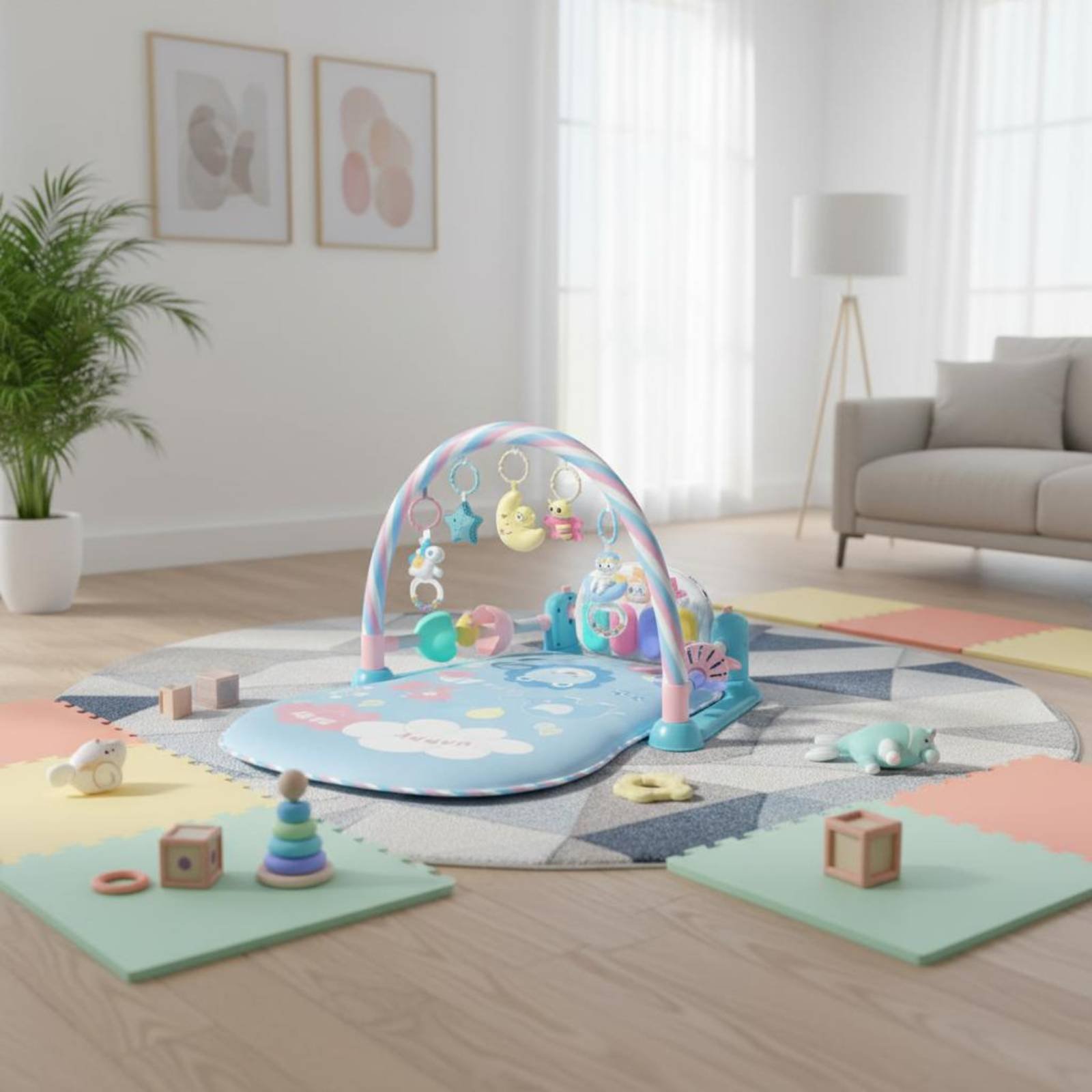 Baby Playpen with Piano Music  - Baby Nursery Unisex 评论和价格