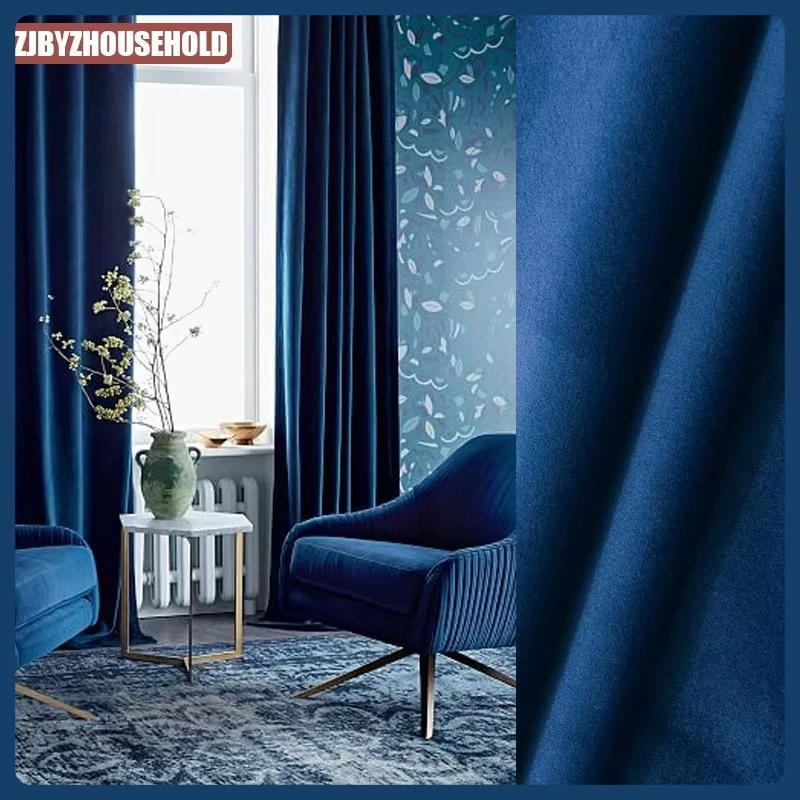 Modern Velvet Curtains for Liv - Blackout Curtain Nursery 评论和价格