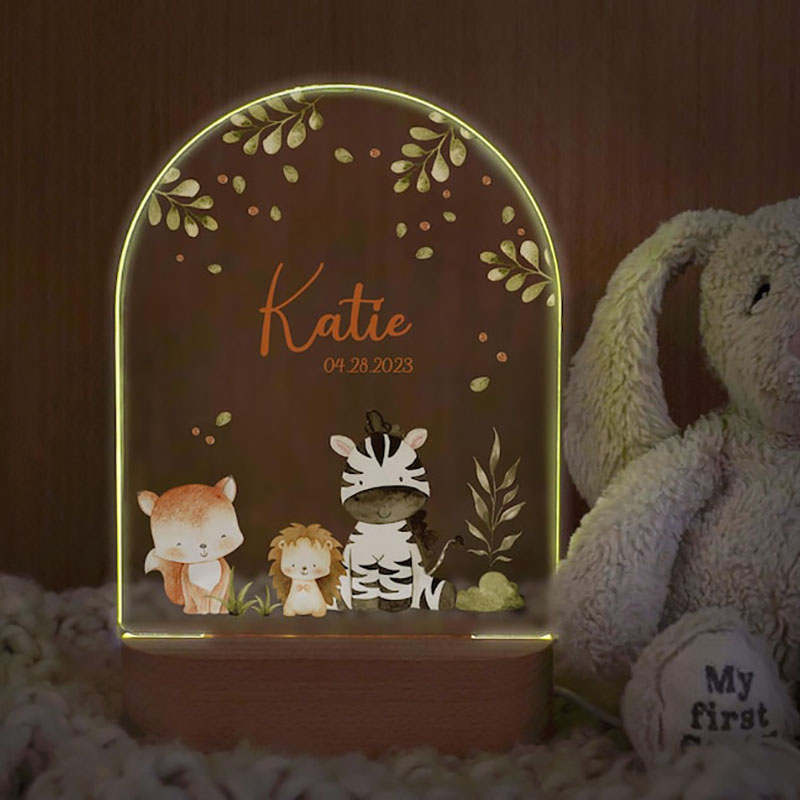 Custom Name Baby Night Light P - Baby Nursery Night Light 评论和价格