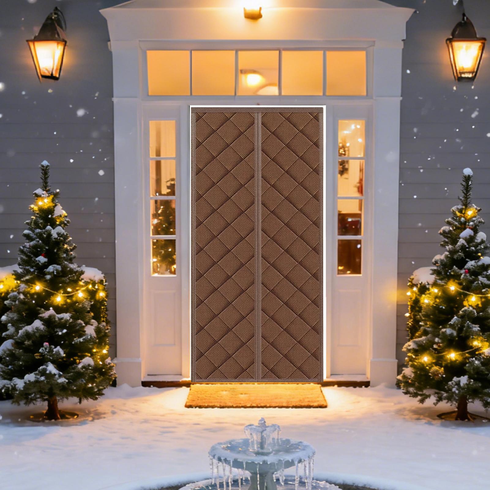 Thermal Door Curtains Windproo - Blackout Curtain Nursery 评论和价格