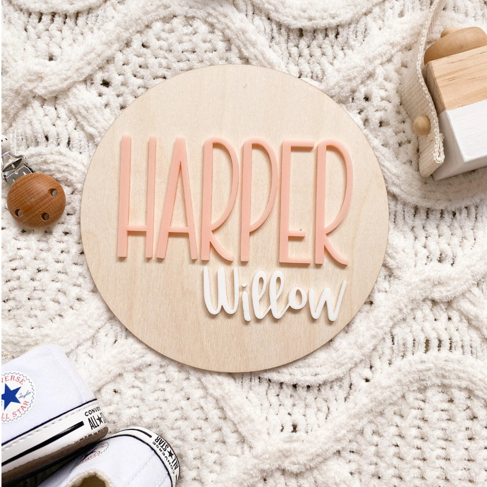 Personalised Birth Announcemen - Baby Nursery Decorations 评论和价格