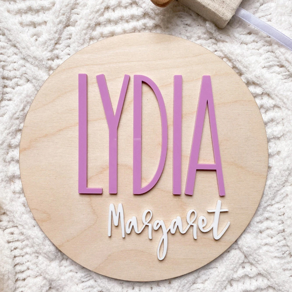 Personalised Birth Announcemen - Baby Nursery Decorations 评论和价格
