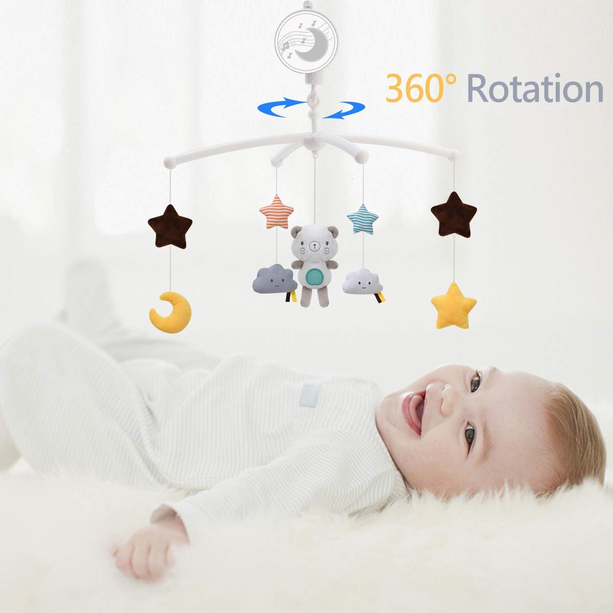 Baby Crib Mobiles Rattles Musi - Crib Mobile Musical 评论和价格