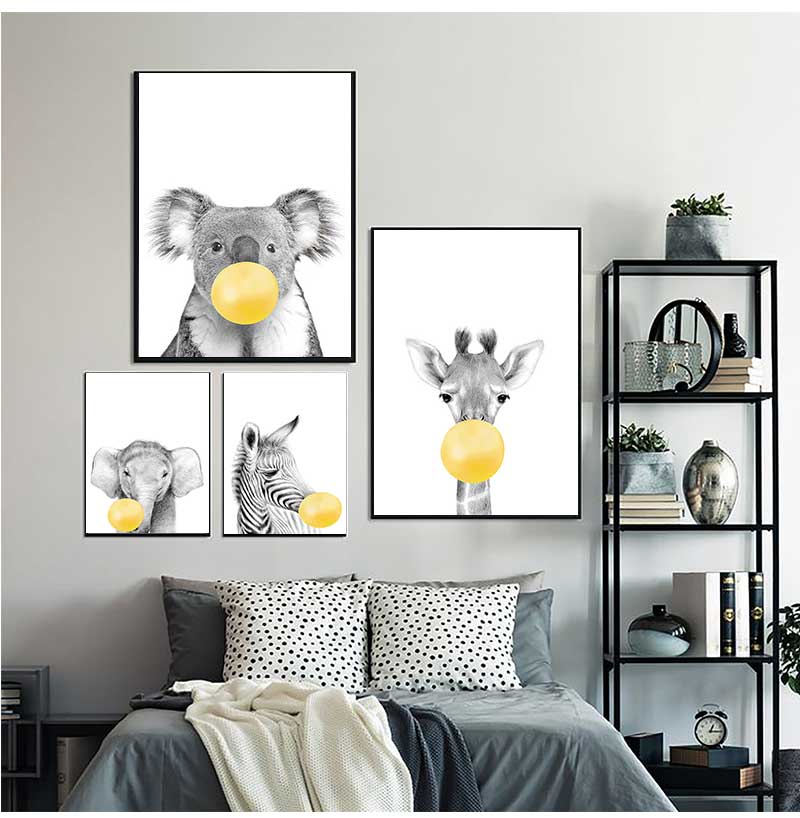 Baby Nursery Yellow Balloons A - Baby Nursery Yellow 评论和价格