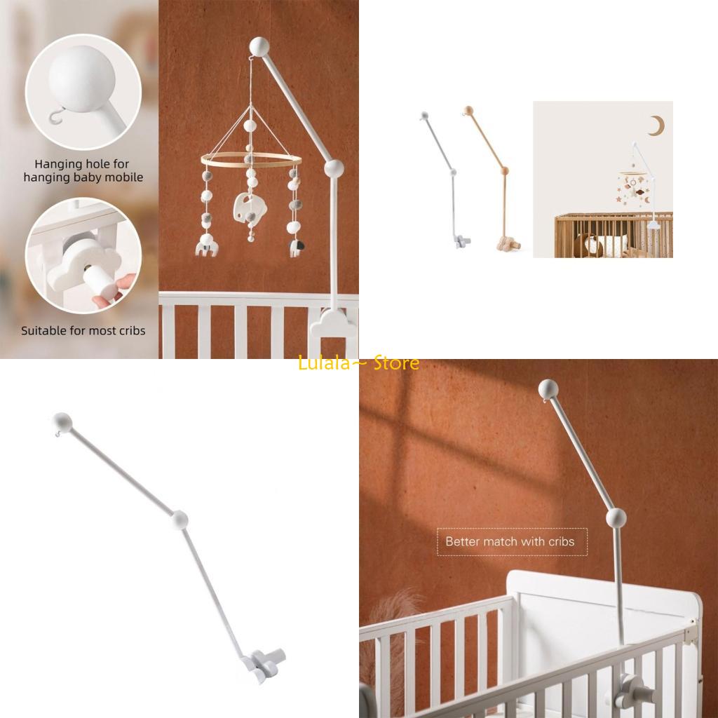 Y4QA Crib Hanging Holder Woode - Crib Mobile Musical 评论和价格