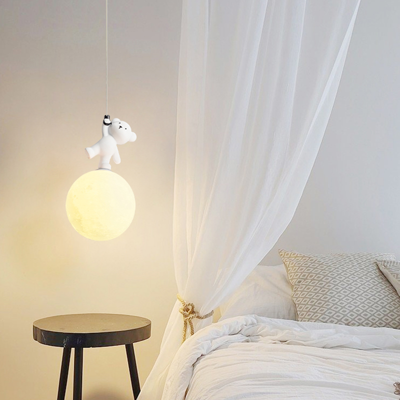 Bear Lamp Cartoon Nursery Room - Baby Nursery Knobs 评论和价格