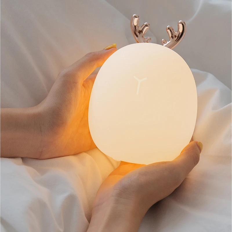 Led Carton Deer Rabbit Silicon - Baby Nursery Night Light 评论和价格