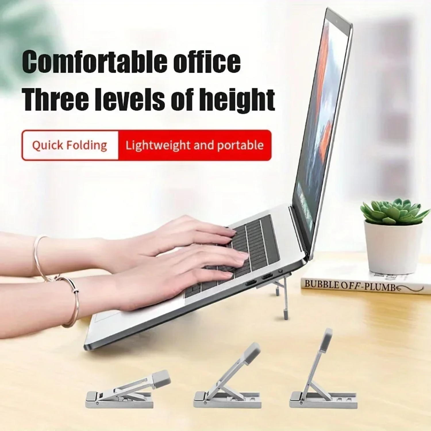 2-Pack Portable Laptop Stand,  - Growth Chart Ruler 评论和价格