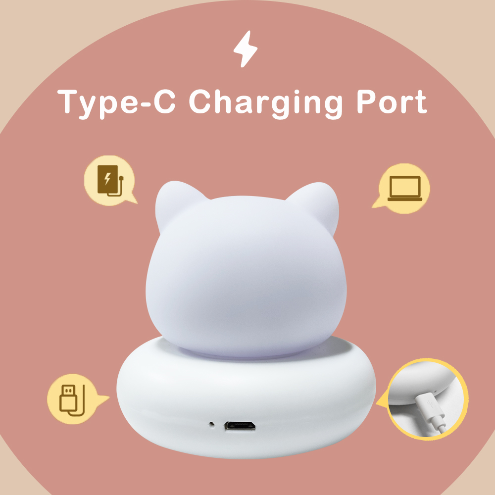 LED Nursery Cat Night Light 3  - Baby Nursery Night Light 评论和价格