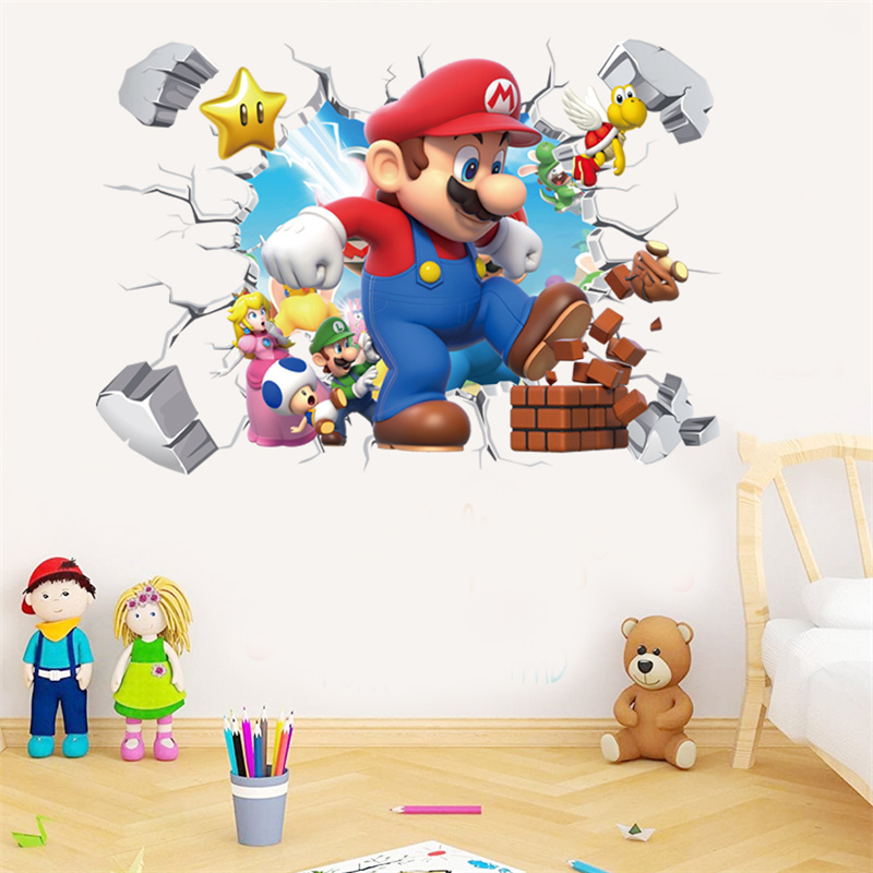 3D Cartoon Anime Game Characte - Baby Nursery Vinyl 评论和价格