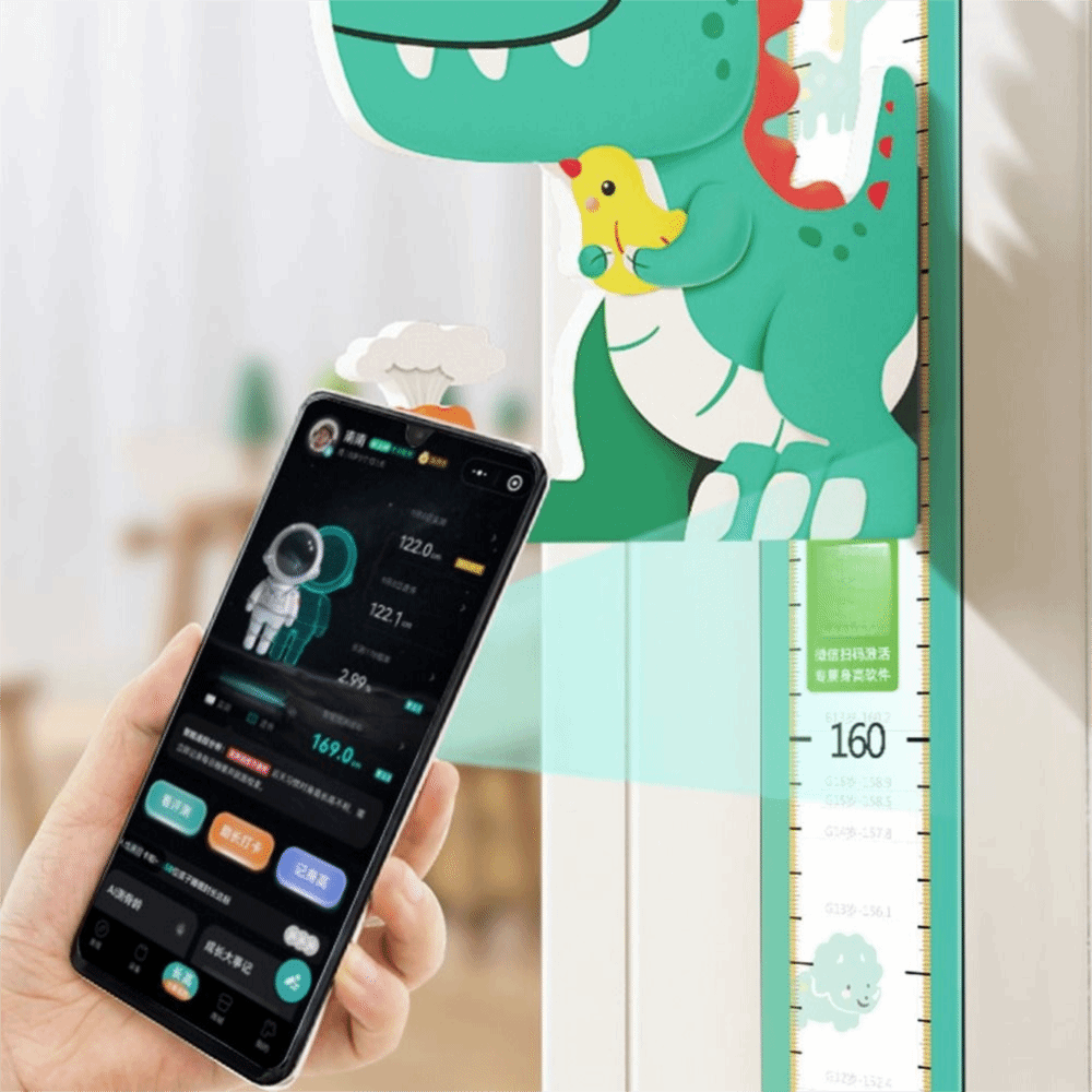 3D Cartoon Animal Children's H - Growth Chart Ruler 评论和价格