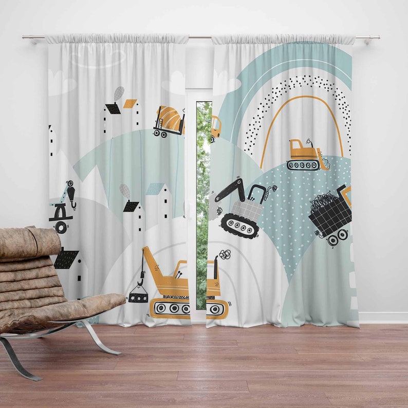 Baby Boy Nursery Curtains Rain - Baby Nursery Blackout Curtains 评论和价格