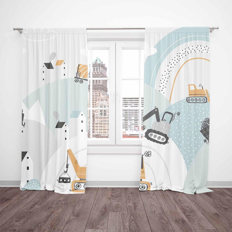 Baby Boy Nursery Curtains Rain - Baby Nursery Blackout Curtains 评论和价格