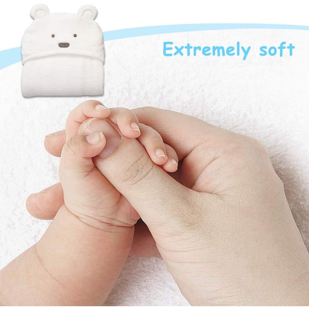 Cute Bear Hooded Towel for Kid - Baby Nursery Unisex 评论和价格