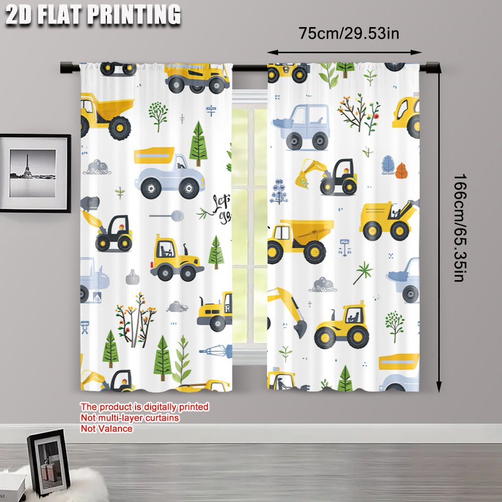 2pcs,2D plane printing Contemp - Blackout Curtain Nursery 评论和价格