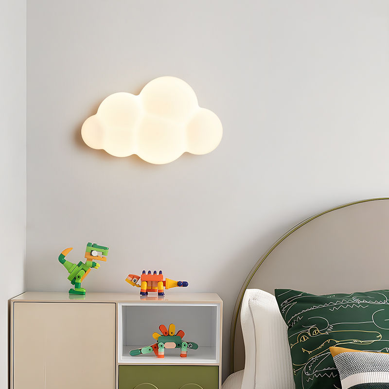 White Cloud Wall Lamps for Chi - Baby Nursery Knobs 评论和价格