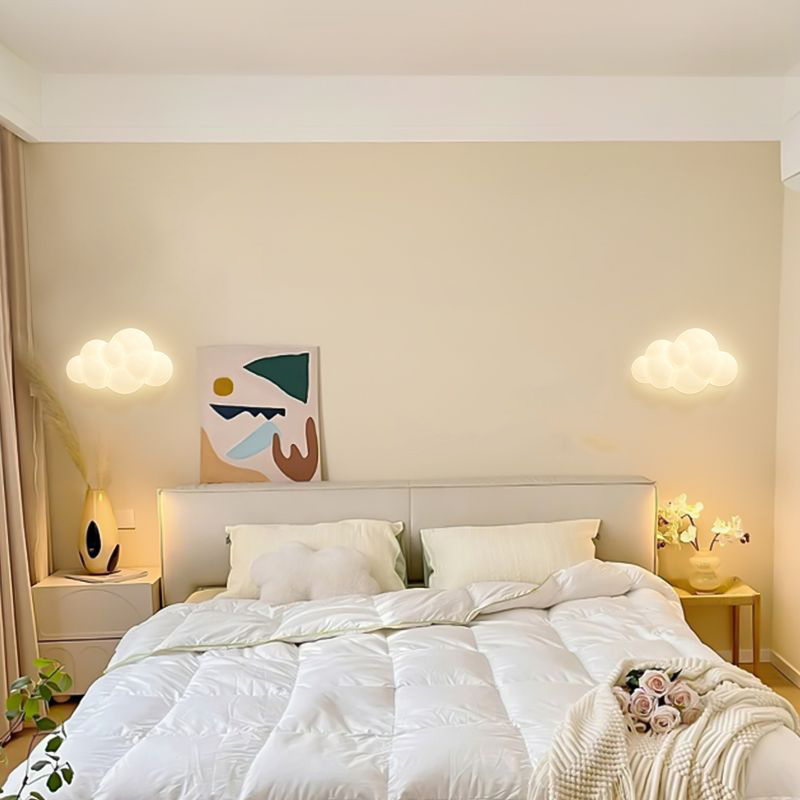 White Cloud Wall Lamps for Chi - Baby Nursery Knobs 评论和价格