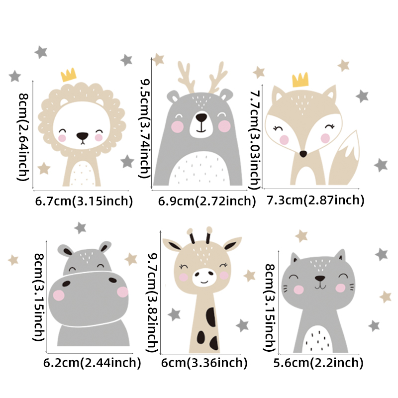 6pcs/set Boho Color Cute Smile - Baby Nursery Sets 评论和价格