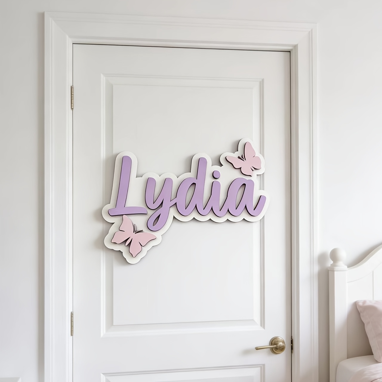 Personalized Blue & Pink Butte - Baby Nursery Decorations 评论和价格