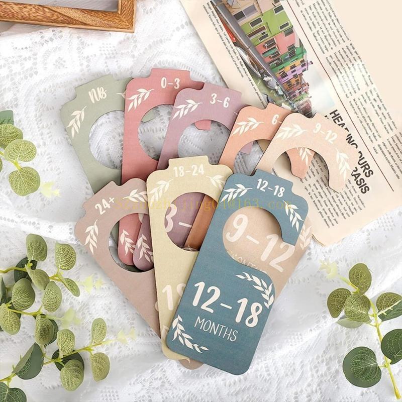 Set of 8 Baby Closet Wooden Di - Baby Nursery Sets 评论和价格