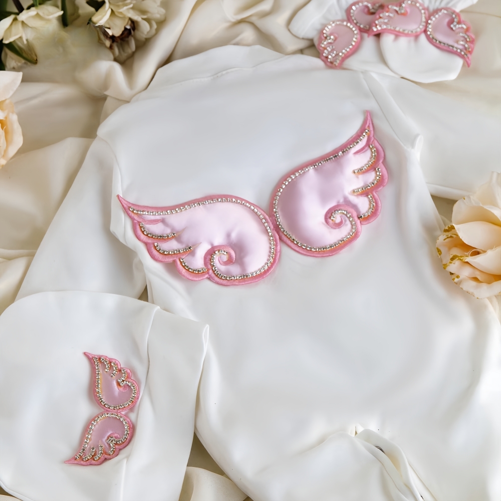 Dollbling 3pcs Embroidery Name - Baby Nursery Outfits 评论和价格
