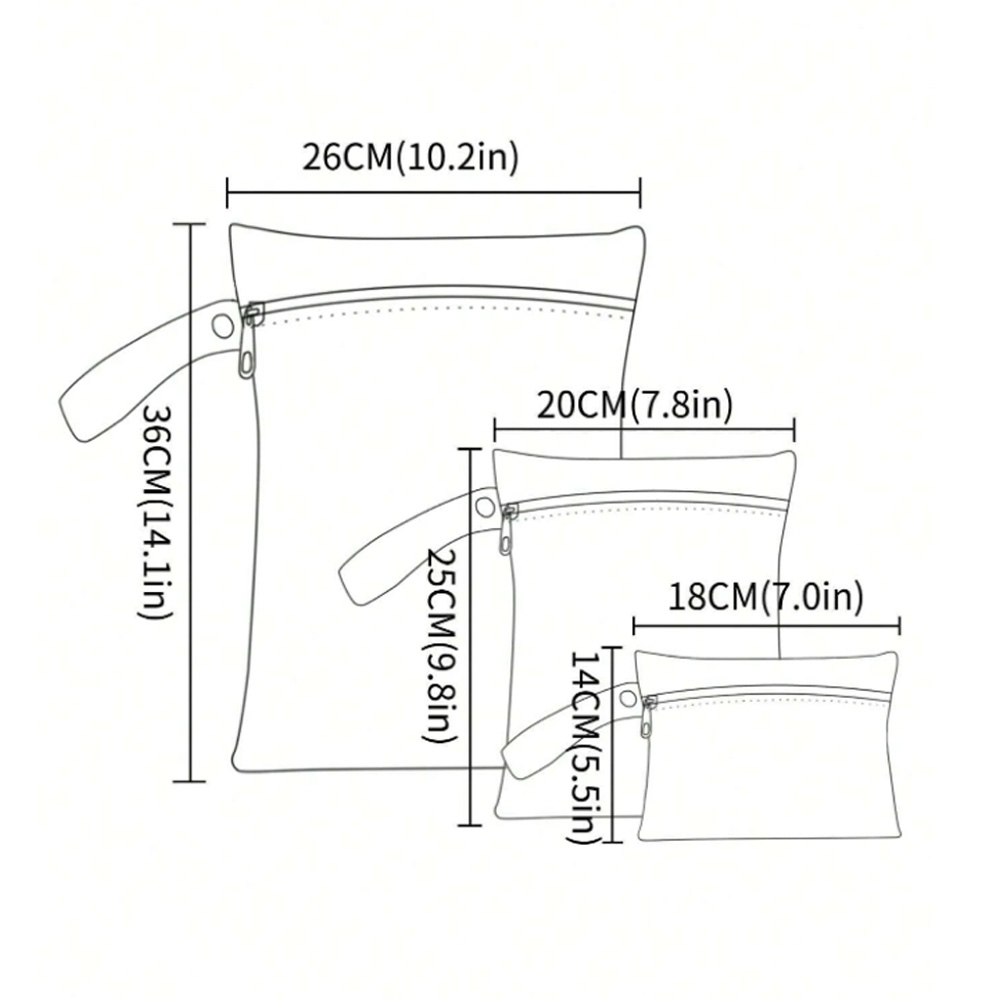 Elinfant 3PCS Portable Wet Dry - Baby Nursery Bags 评论和价格