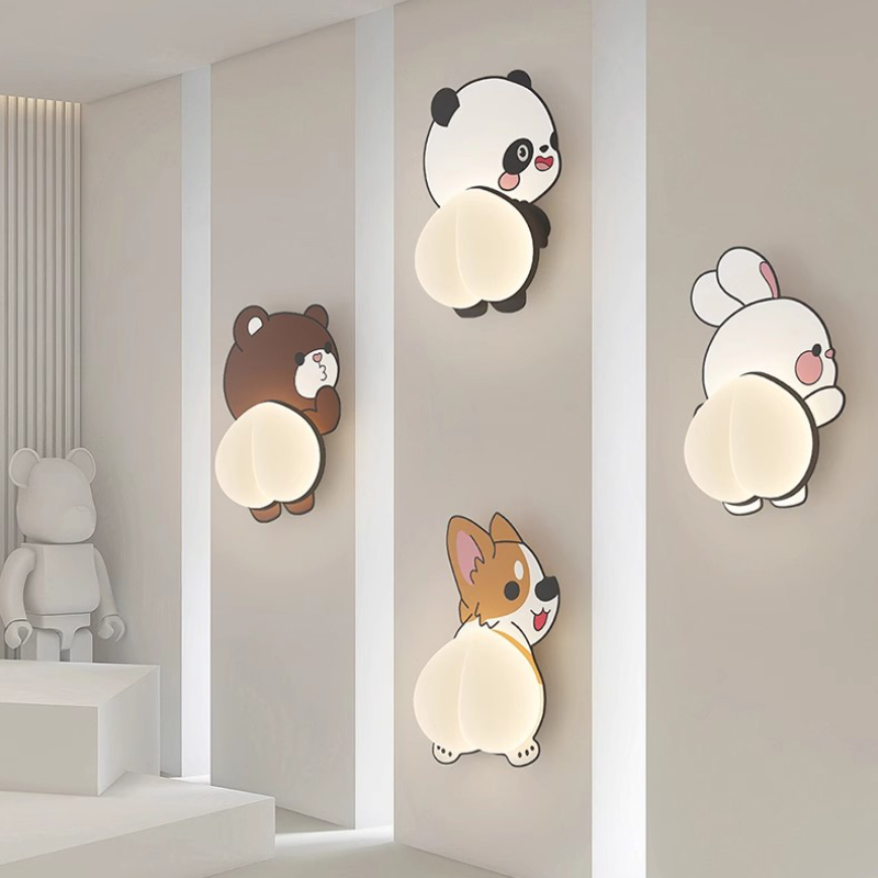 Children's Room Wall Lamps LED - Baby Nursery Knobs 评论和价格