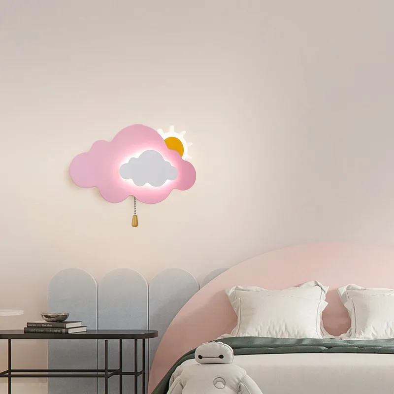 2025 Cloud Wall Lamps Children - Baby Nursery Knobs 评论和价格