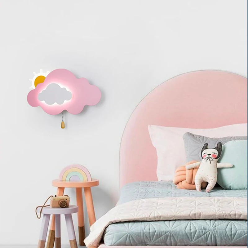 2025 Cloud Wall Lamps Children - Baby Nursery Knobs 评论和价格