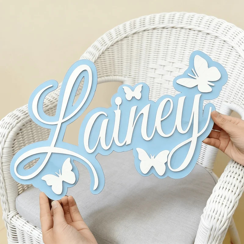 Personalized Baby Name Plaque, - Baby Nursery Decorations 评论和价格
