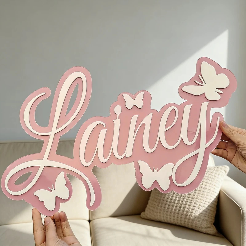 Personalized Baby Name Plaque, - Baby Nursery Decorations 评论和价格