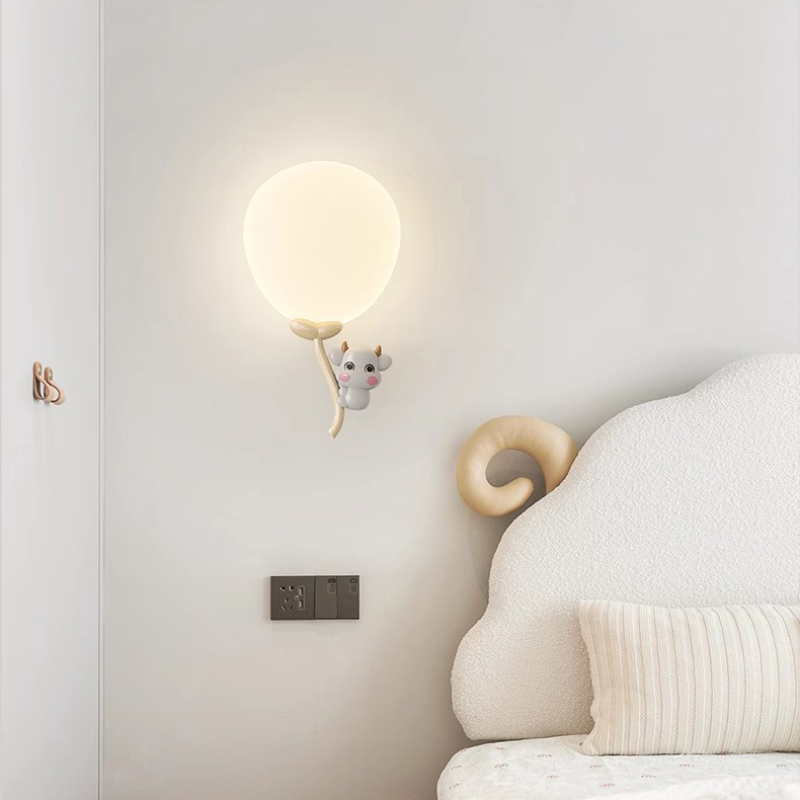 Cute Balloon Monkey Bear Lamp  - Baby Nursery Knobs 评论和价格