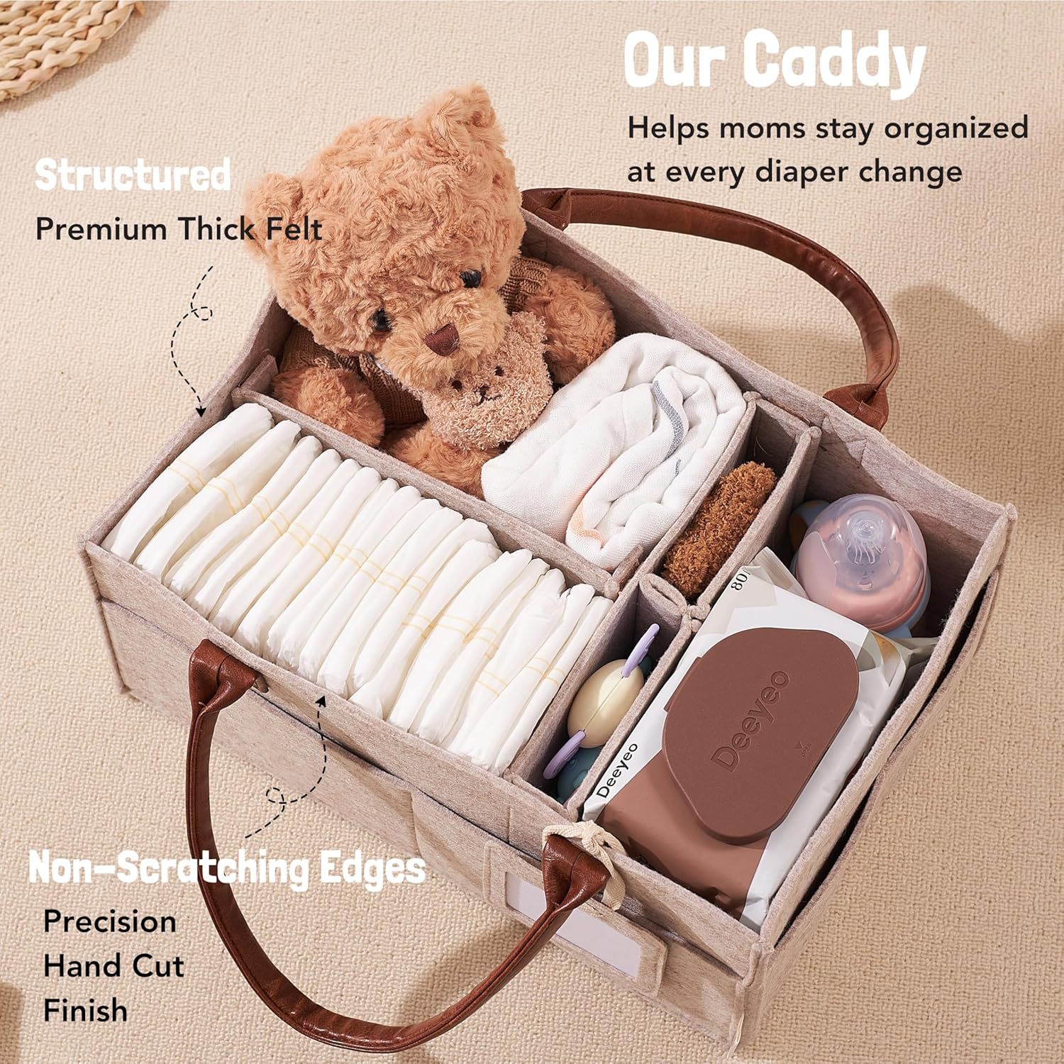 Baby Felt Storage Nursery Orga - Baby Nursery Bags 评论和价格
