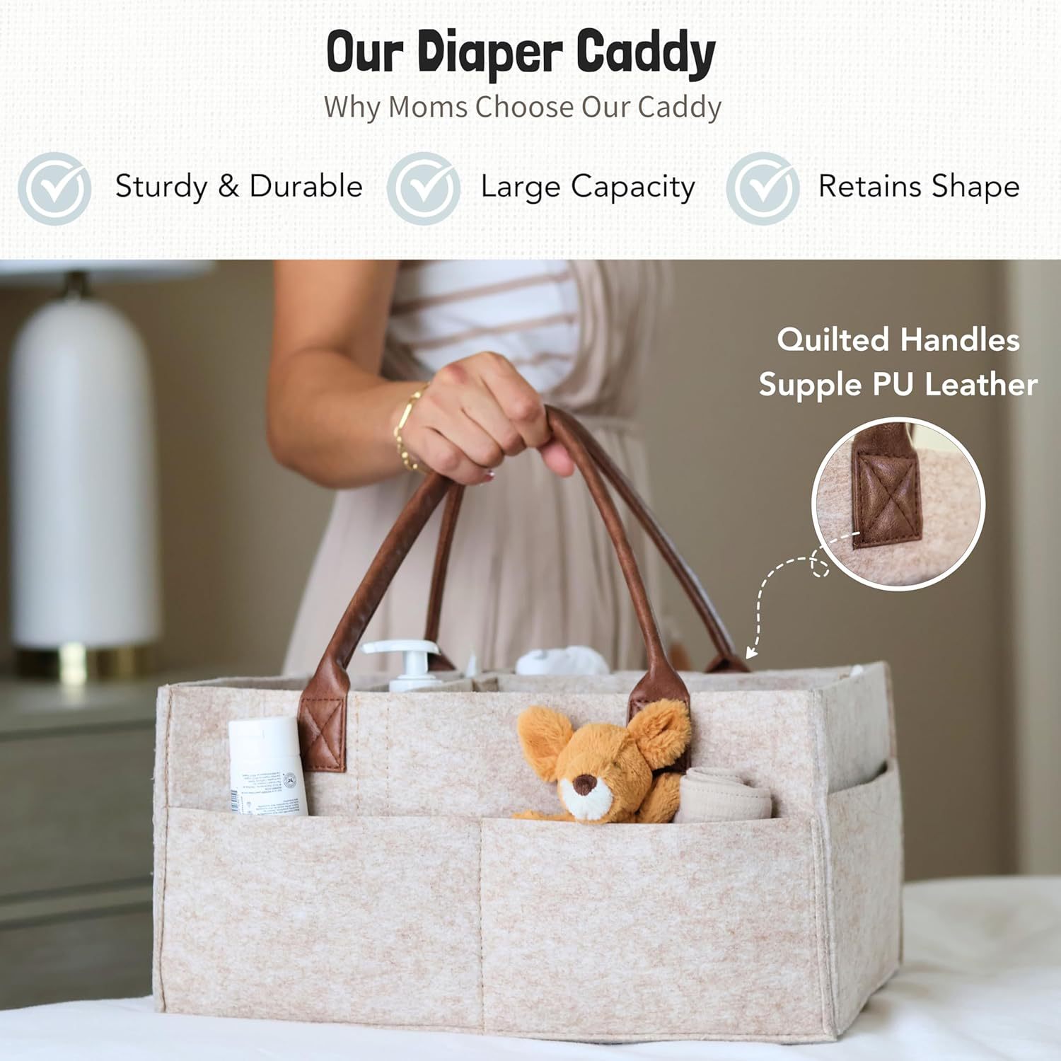Baby Felt Storage Nursery Orga - Baby Nursery Bags 评论和价格