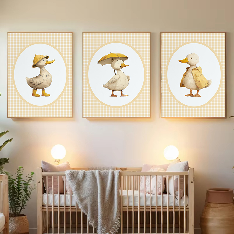 Silly Nursery Little Duck Yell - Baby Nursery Yellow 评论和价格
