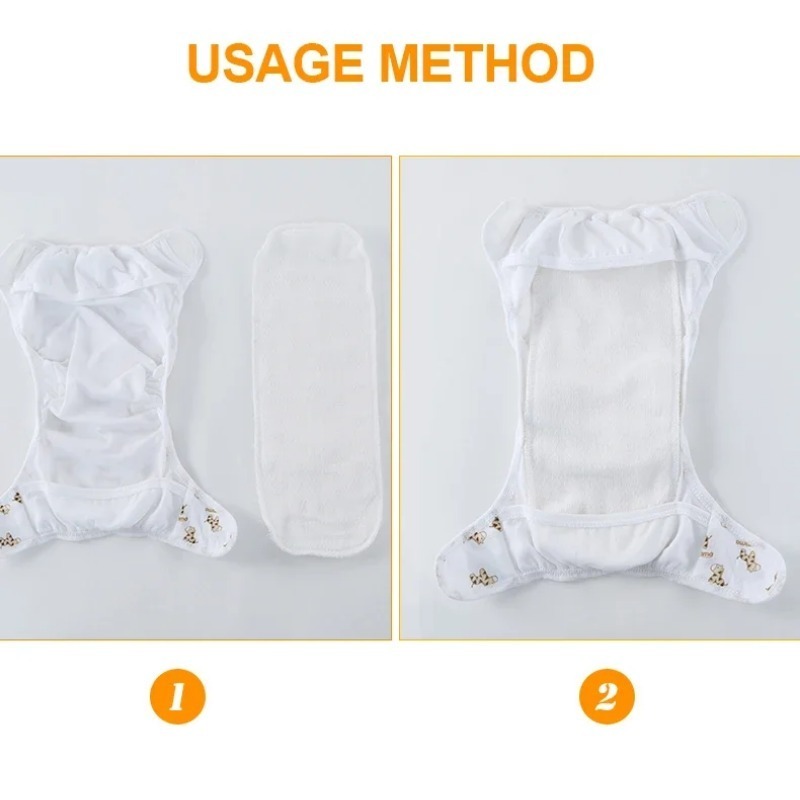 2/5/10Pcs Baby Diapers Reusabl - Diaper Pail Odor 评论和价格