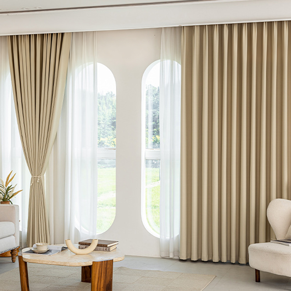 Modern Minimalist Thick Chenil - Blackout Curtain Nursery 评论和价格