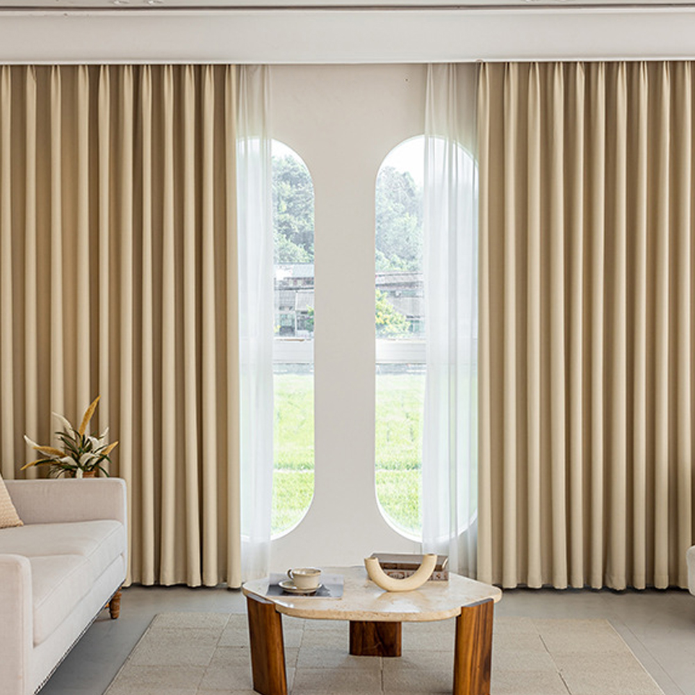 Modern Minimalist Thick Chenil - Blackout Curtain Nursery 评论和价格