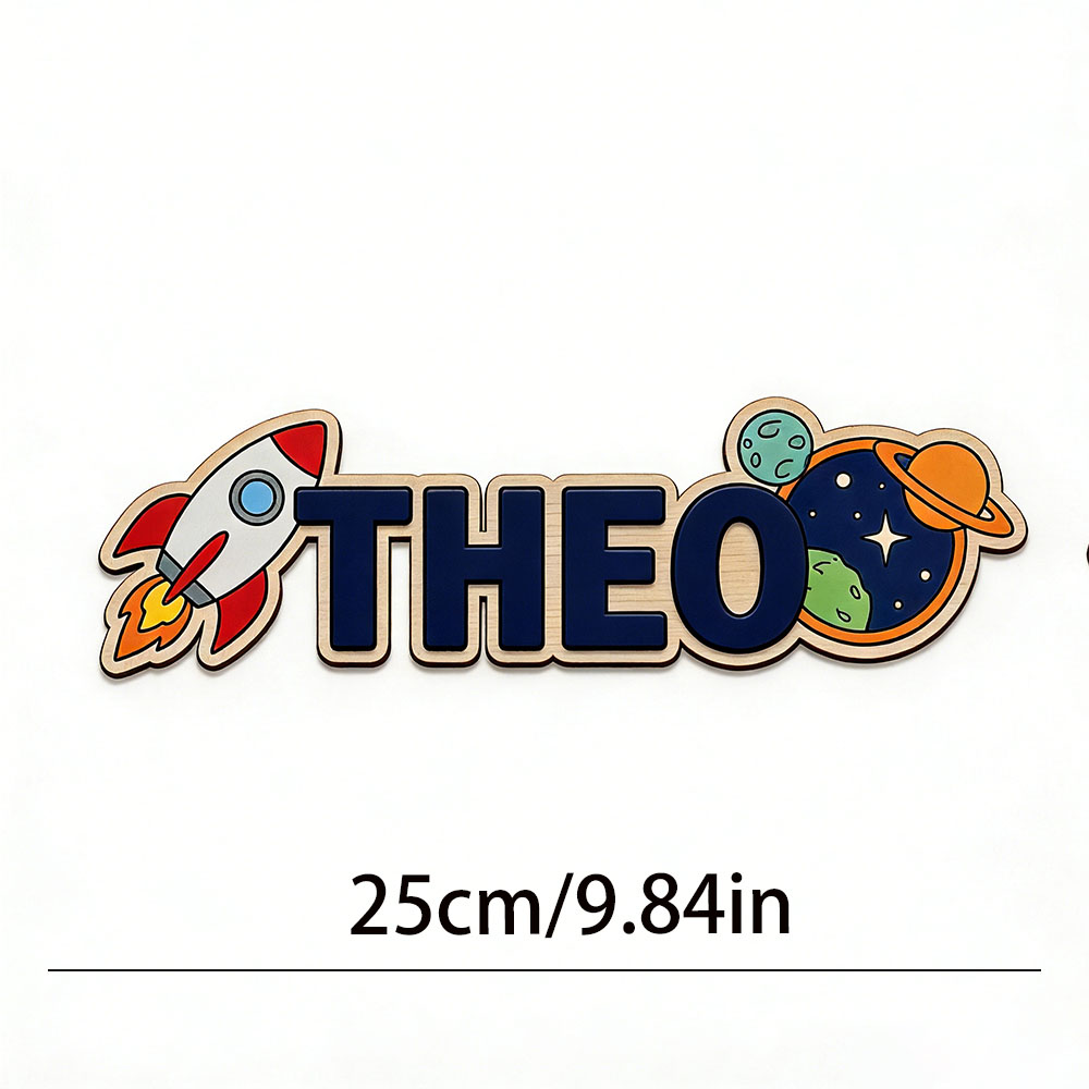 Personalized Space Rocket Name - Baby Nursery Name 评论和价格