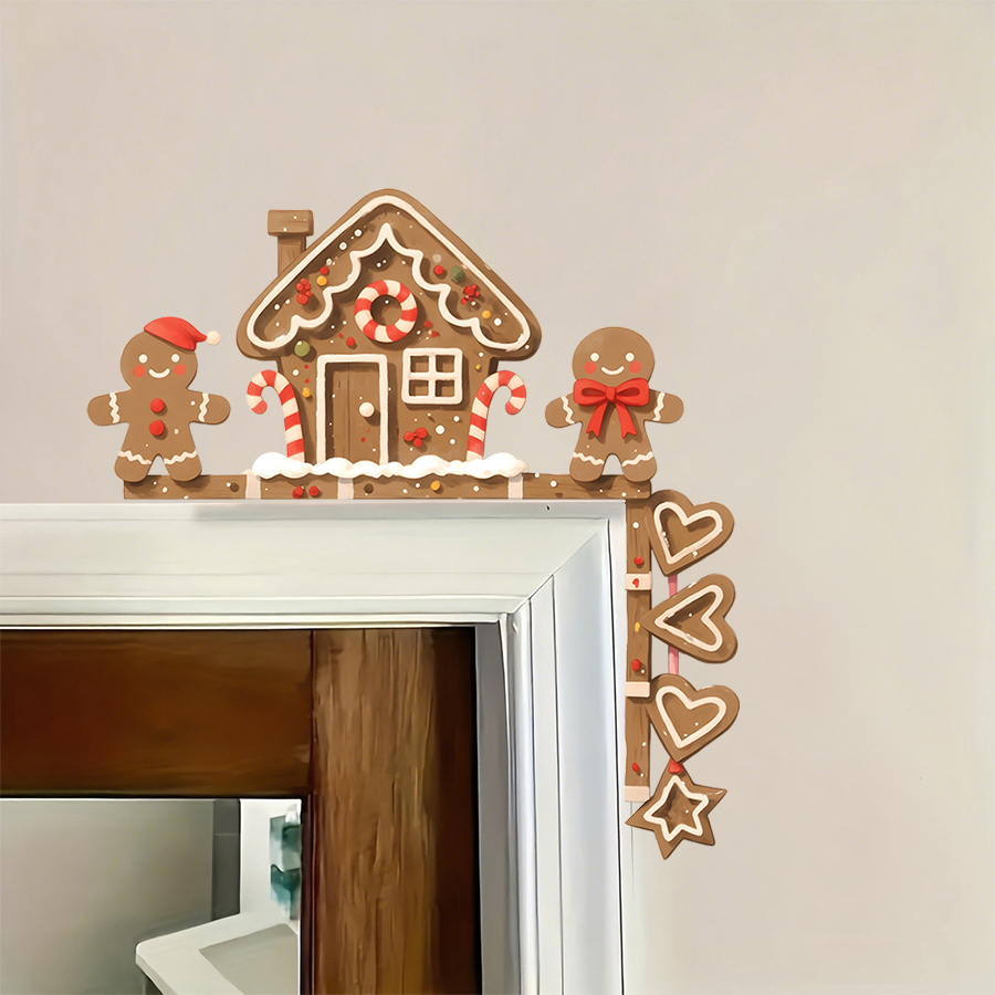 Gingerbread House & Man Christ - Baby Nursery Vinyl 评论和价格