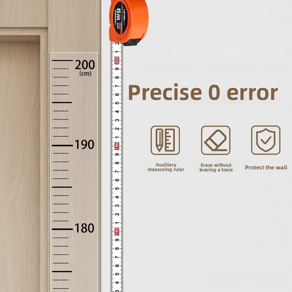 2m Height Measurement Wall Sti - Growth Chart Ruler 评论和价格