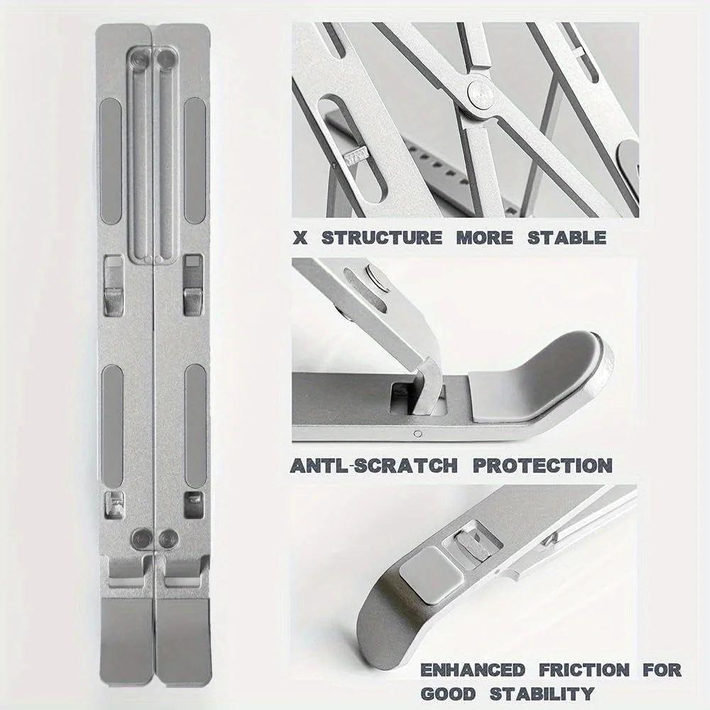 Adjustable Aluminum Laptop Sta - Growth Chart Ruler 评论和价格