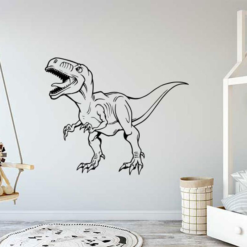 Dinosaur Dino T-Rex Animal Kid - Baby Nursery Vinyl 评论和价格