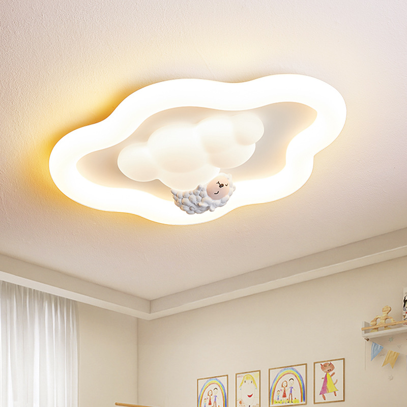 French Creamy Cloud Ceiling Li - Baby Nursery Knobs 评论和价格