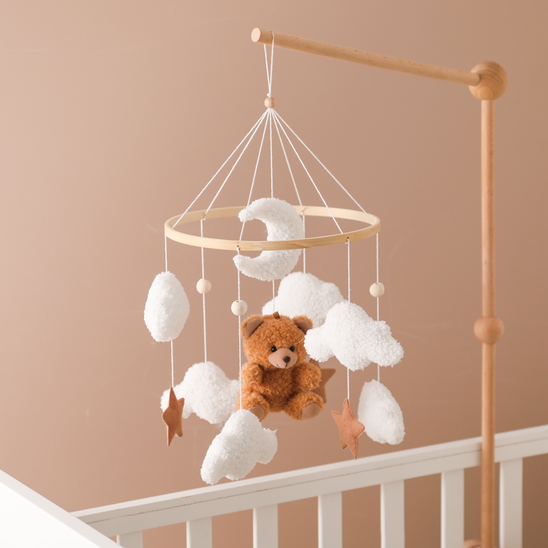 Wooden Crib Mobile Baby Bed Be - Crib Mobile Musical 评论和价格