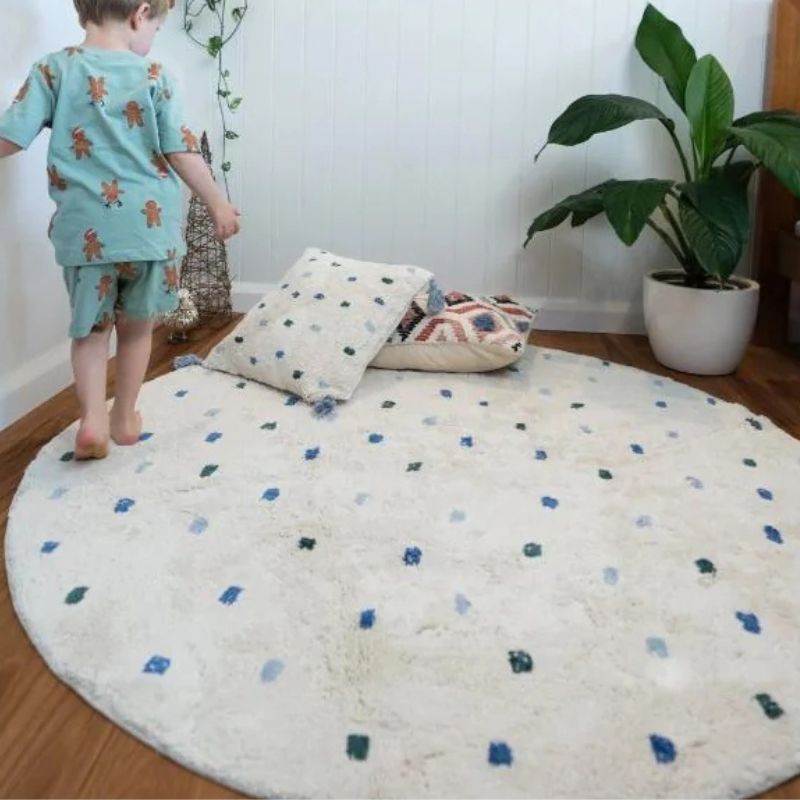 Dot Fluffy Carpet Living Room  - Baby Nursery Carpet 评论和价格